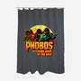 Phobos Moon-None-Polyester-Shower Curtain-daobiwan