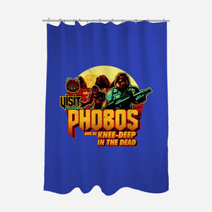Phobos Moon-None-Polyester-Shower Curtain-daobiwan