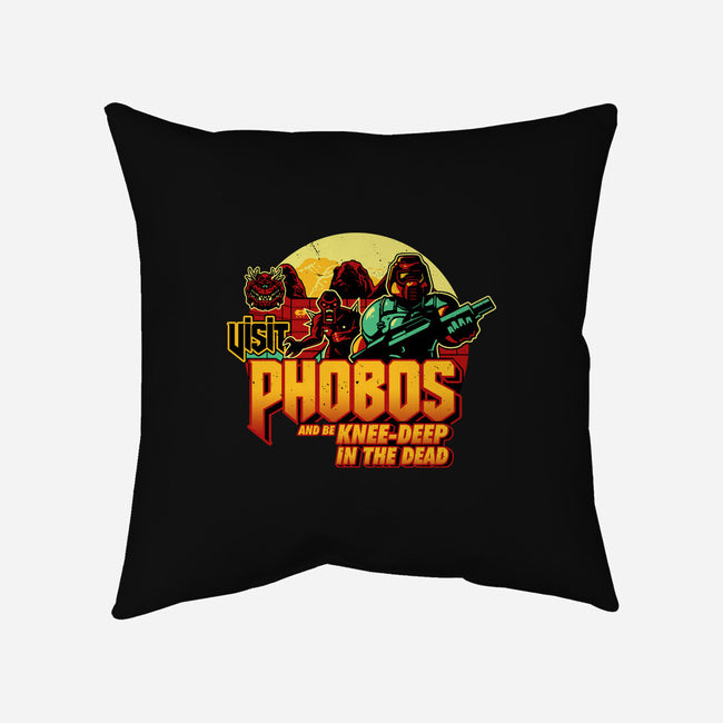 Phobos Moon-None-Non-Removable Cover w Insert-Throw Pillow-daobiwan