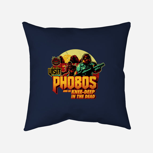 Phobos Moon-None-Non-Removable Cover w Insert-Throw Pillow-daobiwan