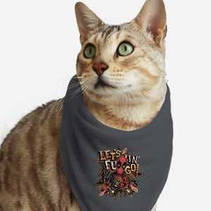 Let’s Freaking Go-Cat-Bandana-Pet Collar-glitchygorilla