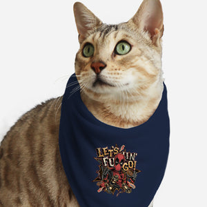 Let’s Freaking Go-Cat-Bandana-Pet Collar-glitchygorilla