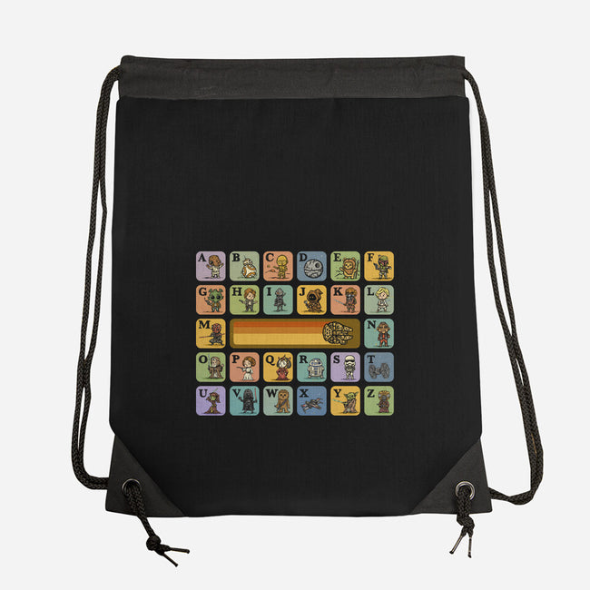 Alphabet Wars-None-Drawstring-Bag-kg07