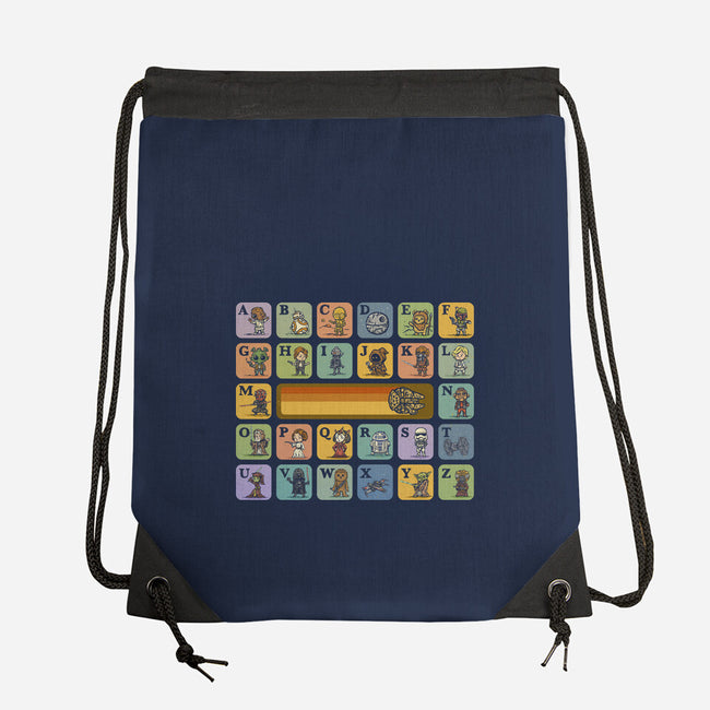 Alphabet Wars-None-Drawstring-Bag-kg07