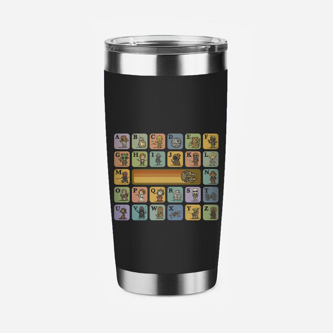 Alphabet Wars-None-Stainless Steel Tumbler-Drinkware-kg07