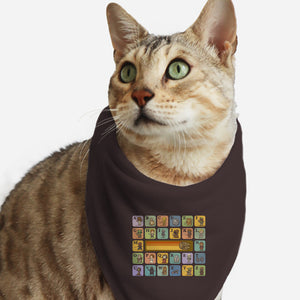 Alphabet Wars-Cat-Bandana-Pet Collar-kg07