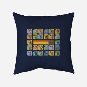 Alphabet Wars-None-Non-Removable Cover w Insert-Throw Pillow-kg07