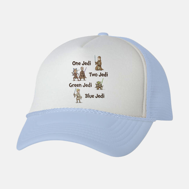 One Jedi Two Jedi-Unisex-Trucker-Hat-kg07