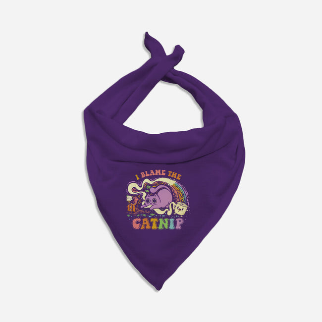 I Blame The Catnip-Dog-Bandana-Pet Collar-kg07