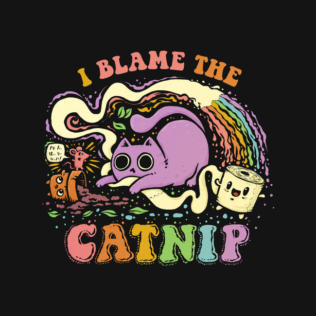 I Blame The Catnip-None-Removable Cover-Throw Pillow-kg07