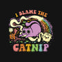 I Blame The Catnip-None-Removable Cover-Throw Pillow-kg07