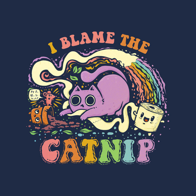 I Blame The Catnip-None-Removable Cover-Throw Pillow-kg07
