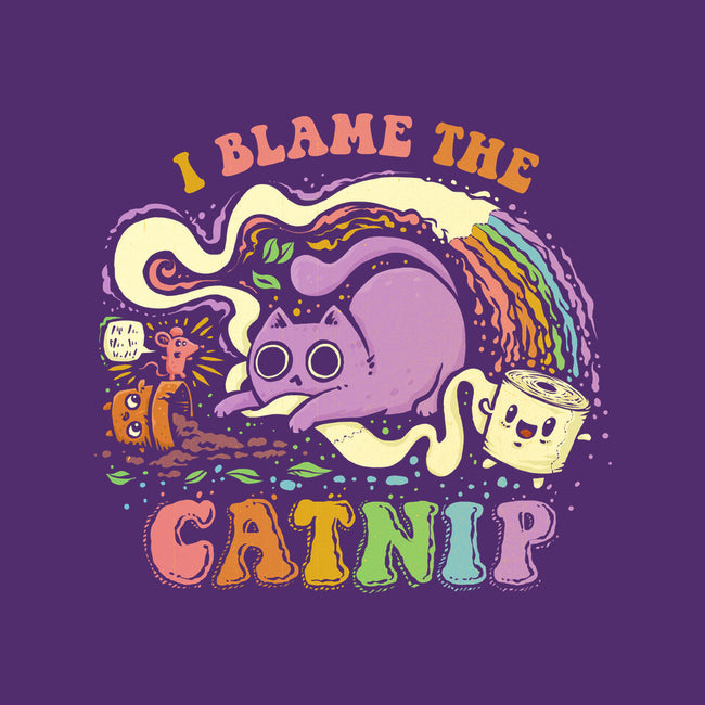 I Blame The Catnip-None-Removable Cover-Throw Pillow-kg07