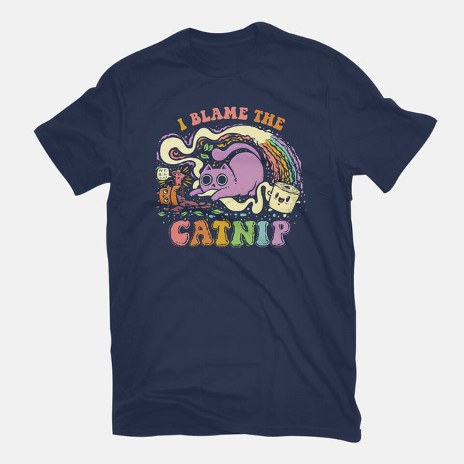 I Blame The Catnip-Womens-Basic-Tee-kg07