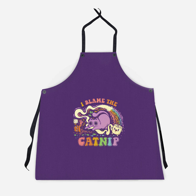 I Blame The Catnip-Unisex-Kitchen-Apron-kg07