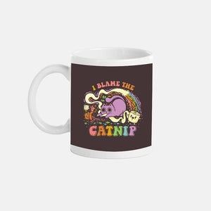 I Blame The Catnip-None-Mug-Drinkware-kg07