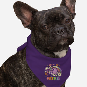 I Blame The Catnip-Dog-Bandana-Pet Collar-kg07