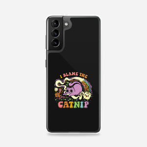 I Blame The Catnip-Samsung-Snap-Phone Case-kg07