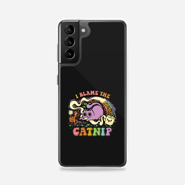 I Blame The Catnip-Samsung-Snap-Phone Case-kg07