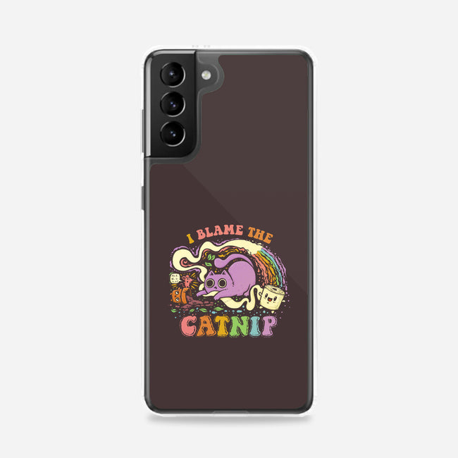 I Blame The Catnip-Samsung-Snap-Phone Case-kg07