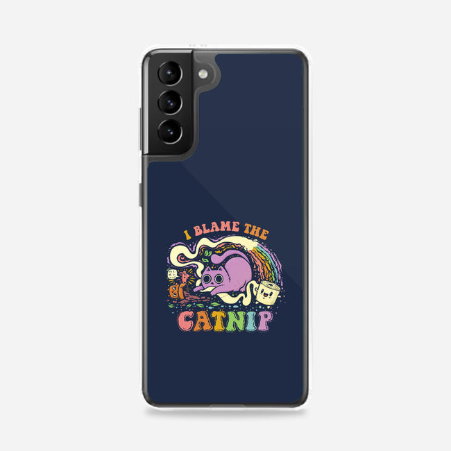 I Blame The Catnip-Samsung-Snap-Phone Case-kg07