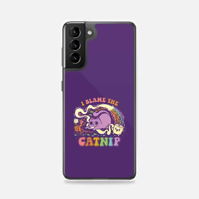 I Blame The Catnip-Samsung-Snap-Phone Case-kg07