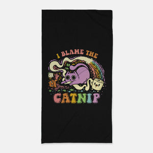 I Blame The Catnip-None-Beach-Towel-kg07