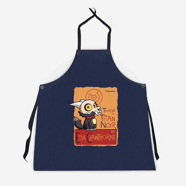 Tournee Du Titan Noir-Unisex-Kitchen-Apron-jasesa