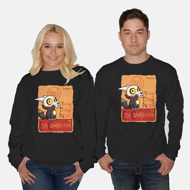 Tournee Du Titan Noir-Unisex-Crew Neck-Sweatshirt-jasesa