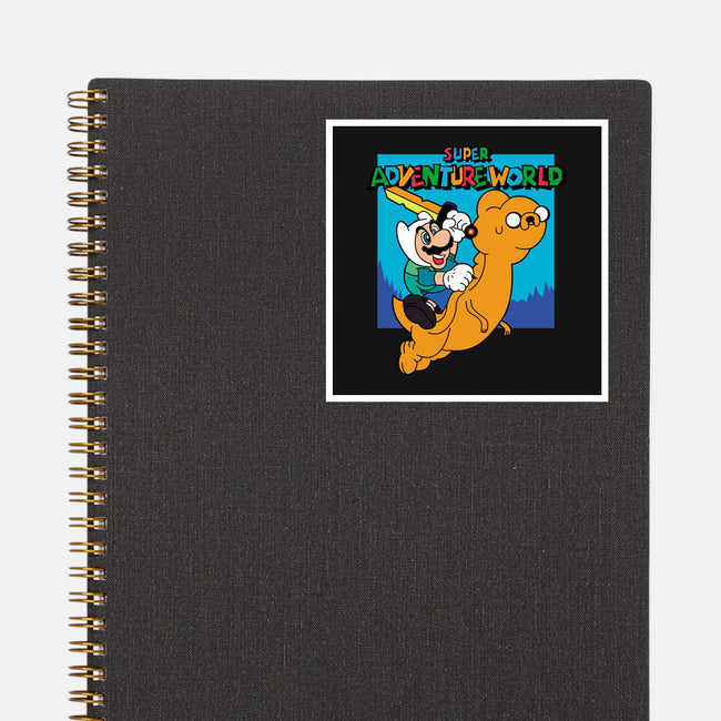 Super Adventure World-None-Glossy-Sticker-Planet of Tees