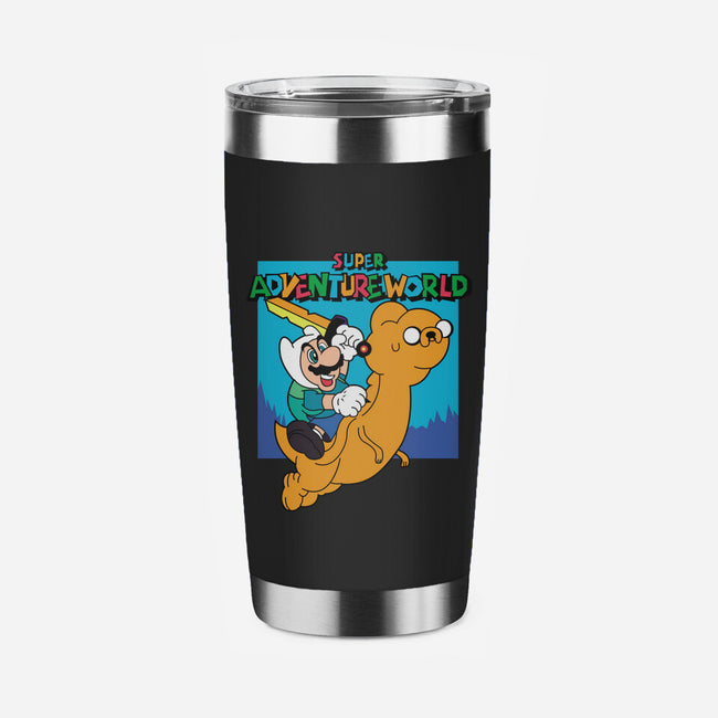 Super Adventure World-None-Stainless Steel Tumbler-Drinkware-Planet of Tees