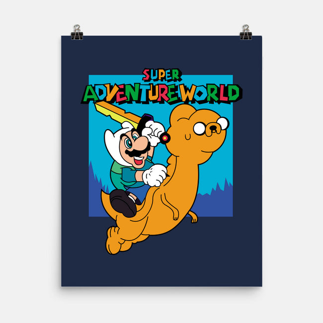 Super Adventure World-None-Matte-Poster-Planet of Tees