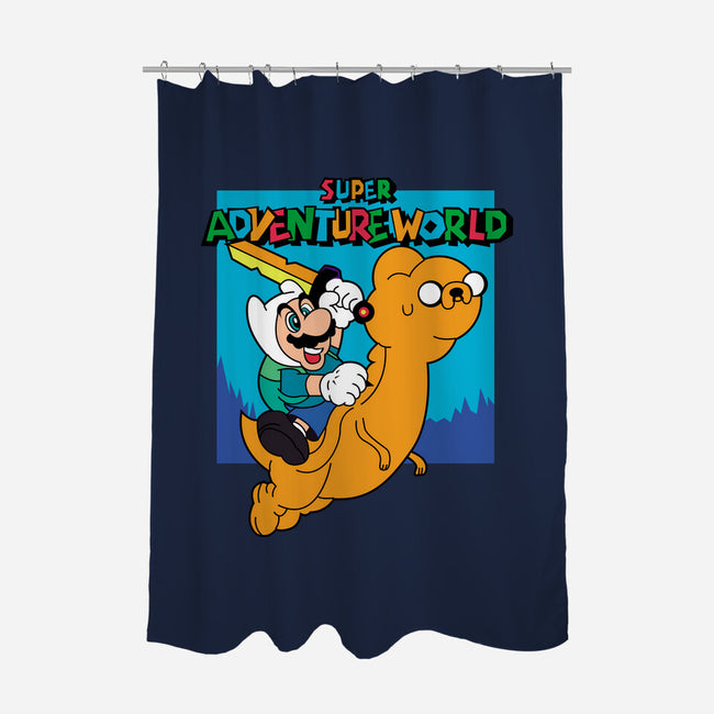 Super Adventure World-None-Polyester-Shower Curtain-Planet of Tees
