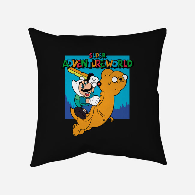 Super Adventure World-None-Removable Cover-Throw Pillow-Planet of Tees
