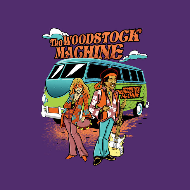 The Woodstock Machine-None-Removable Cover-Throw Pillow-Roni Nucleart