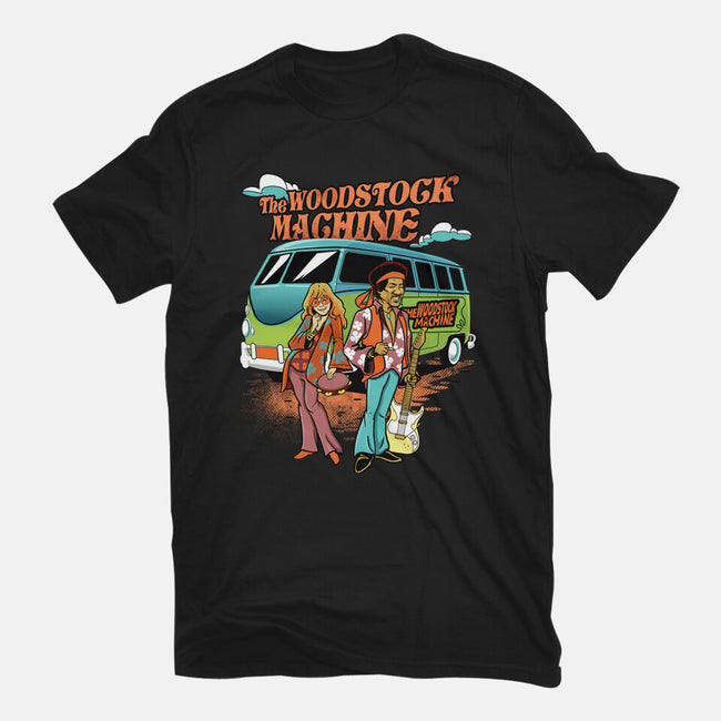 The Woodstock Machine-Womens-Basic-Tee-Roni Nucleart