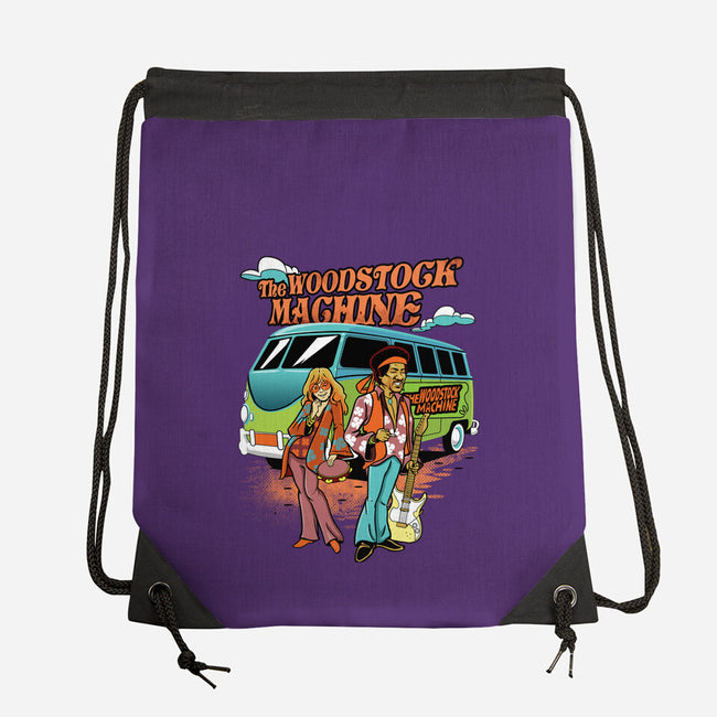 The Woodstock Machine-None-Drawstring-Bag-Roni Nucleart