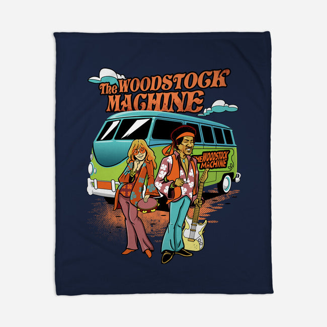 The Woodstock Machine-None-Fleece-Blanket-Roni Nucleart