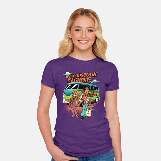 The Woodstock Machine-Womens-Fitted-Tee-Roni Nucleart