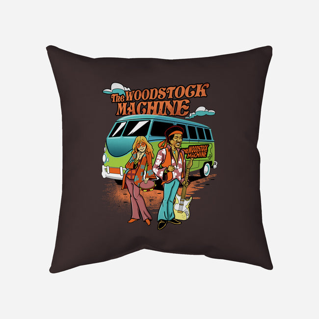 The Woodstock Machine-None-Removable Cover w Insert-Throw Pillow-Roni Nucleart