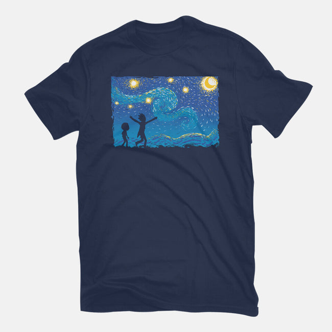 Rick And Gogh-Mens-Heavyweight-Tee-Gleydson Barboza