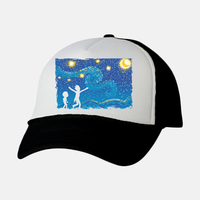 Rick And Gogh-Unisex-Trucker-Hat-Gleydson Barboza