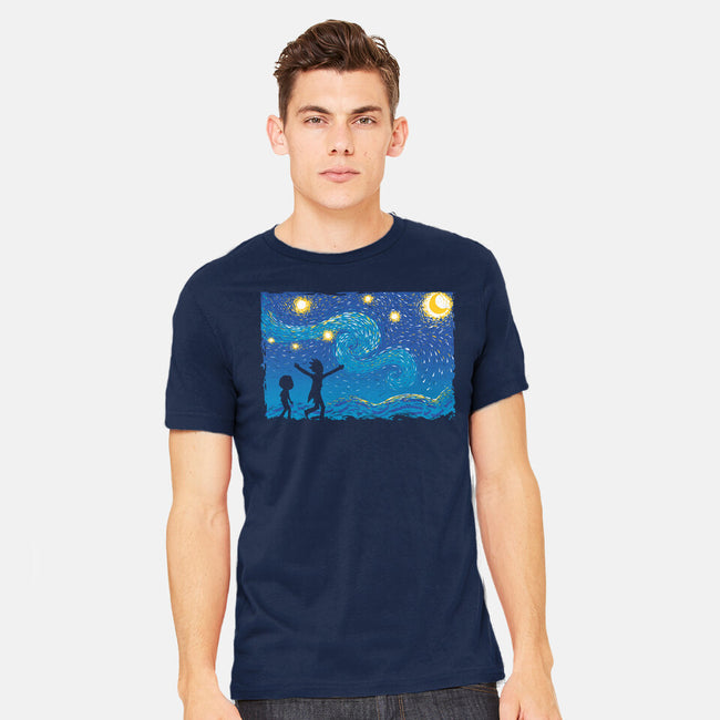 Rick And Gogh-Mens-Heavyweight-Tee-Gleydson Barboza