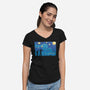 Rick And Gogh-Womens-V-Neck-Tee-Gleydson Barboza