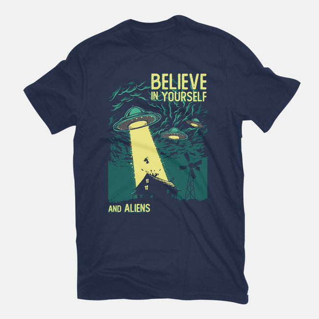 Yourself And Aliens-Mens-Premium-Tee-Gleydson Barboza