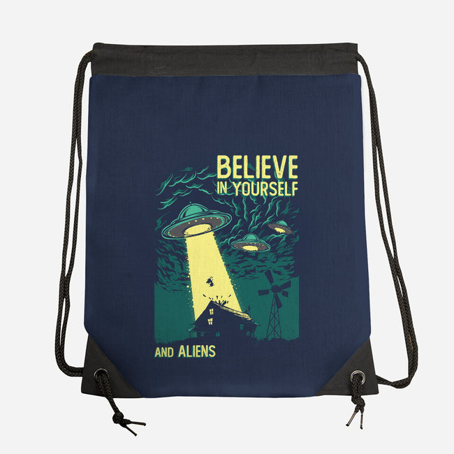 Yourself And Aliens-None-Drawstring-Bag-Gleydson Barboza