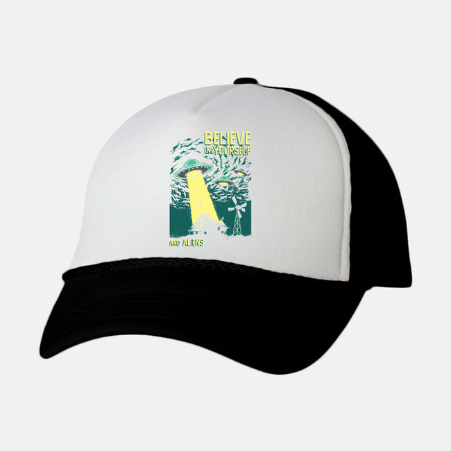 Yourself And Aliens-Unisex-Trucker-Hat-Gleydson Barboza