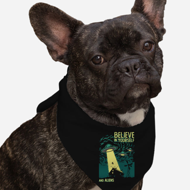 Yourself And Aliens-Dog-Bandana-Pet Collar-Gleydson Barboza