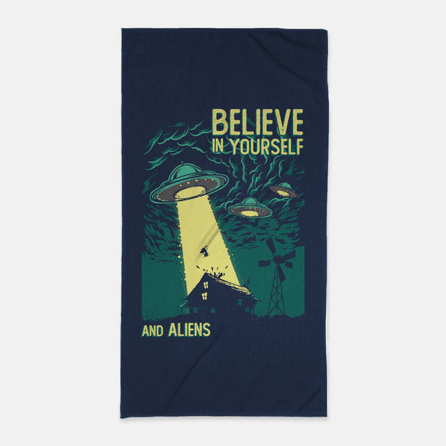 Yourself And Aliens-None-Beach-Towel-Gleydson Barboza