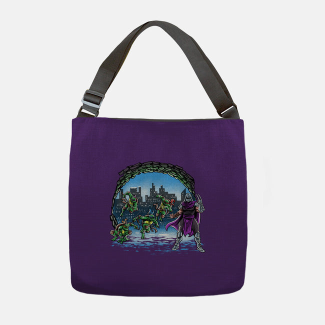 Turtles Cover-None-Adjustable Tote-Bag-zascanauta